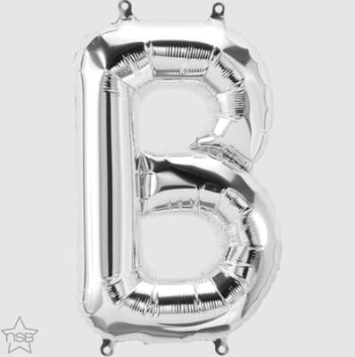 North Star 16in Silver Letter B Each