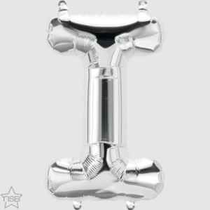 North Star 16in Silver Letter I Each