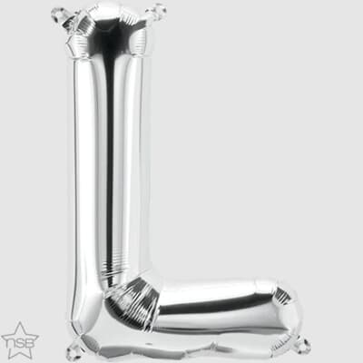 North Star 16in Silver Letter L Each
