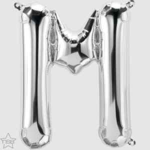 North Star 16in Silver Letter M Each