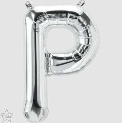 North Star 16in Silver Letter P Each
