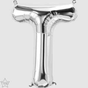 North Star 16in Silver Letter T Each