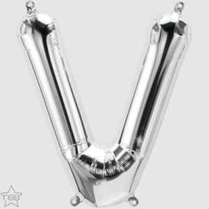 North Star 16in Silver Letter V Each