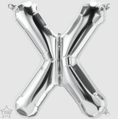 North Star 16in Silver Letter X Each