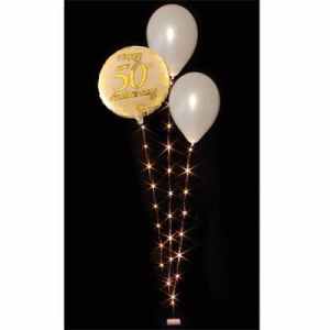 Decor Lites BalloonLite Triple Set 3 Wire with 30 Warm White Lights EA