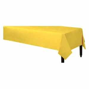 Tablecover Rectangle Sunshine Yellow 137cm x 274cm Each
