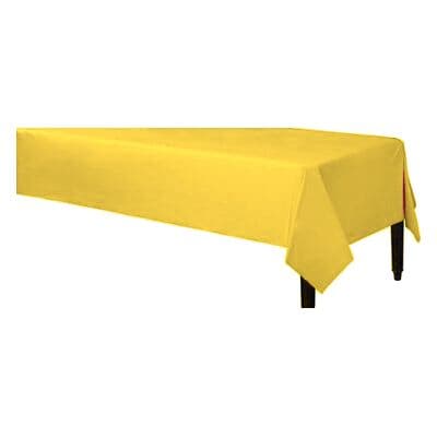 77015-09.jpg Tablecover Rectangle Sunshine Yellow 137cm x 274cm Each