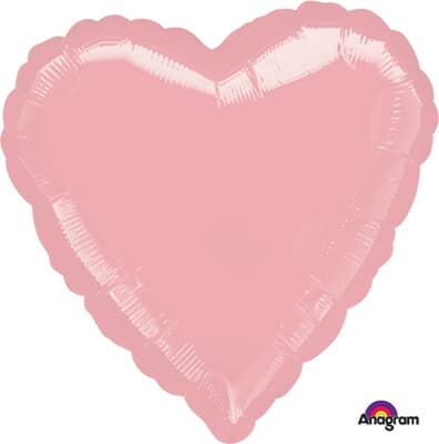 80043.jpg Anagram Hearts Metallic Pastel Pink 45cm EA
