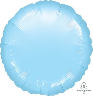 80045.jpg Anagram Circle Metallic Pearl Pastel Blue 45cm EA
