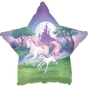 Unicorn Fantasy Foil Balloon 45cm Each