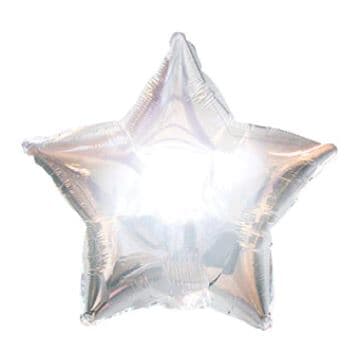 Silver Foil Star 23cm EA
