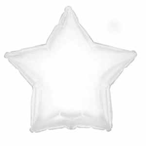 827008V.jpg White Foil Star 15cm With Valve EA