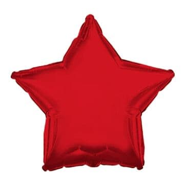 Red Foil Star 11cm EA