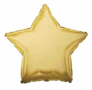 Antique Gold Foil Star 11cm EA