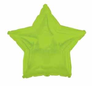 Lime Green Foil Star 11cm EA
