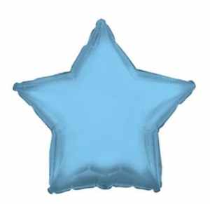 Powder Blue Foil Star 11cm EA