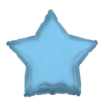 843017.jpg Powder Blue Foil Star 11cm EA