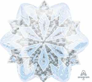 White Christmas Snowflake Junior Shape 45cm Each