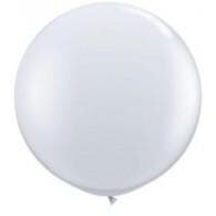 Amscan Latex Balloon 24in - 60cm White Bag(4)