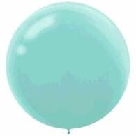 Amscan Latex Balloon 24in - 60cm Robins Egg Blue Bag(4)