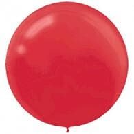 Amscan Latex Balloon 24in - 60cm Apple Red Bag(4)
