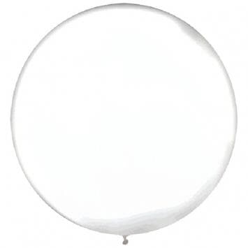 Amscan Latex Balloons 24in- 60cm Clear Bag(4)