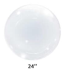 Bubble Balloon Clear 60cm  (24in) no valve Each