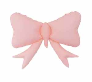 Large Bow Supershape Foil Balloon Pink 79cm x 62cm Air Filled Only Each