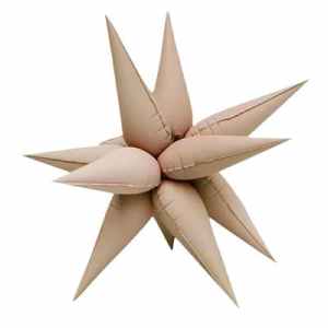 Starburst Foil Balloons Matte Caramel 68cm EA