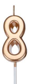 BCRG-8.jpg Birthday Candle Rose Gold Number 8 EA