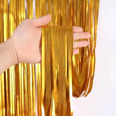 DCM-G.jpg Door Curtain Matte Metallic Gold. 100cm x 200cm Each