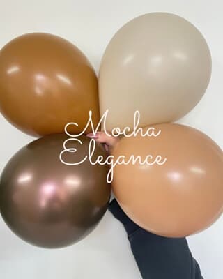 DIY Balloon Garland Mocha Elegance Pack