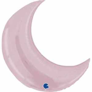 36inch Moon Pastel Pink Shape EA