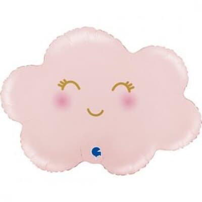 Cloud Satin Pastel Pink Supershape 61cm EA