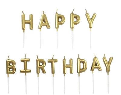 HBCG.jpg Candle HAPPY BIRTHDAY Gold EA