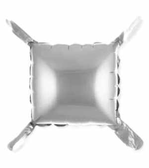 Double sided Silver Square Foil Walls 47cm x 47xm EA