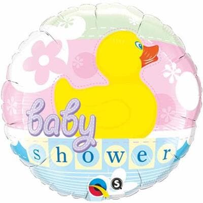 Q11790.jpg Qualatex Balloons Baby Shower Rubber Duckie 45cm Each