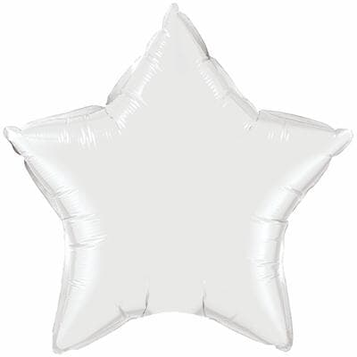 Star Foil White 36in Unpackaged Each
