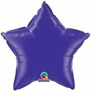 Star Foil Purple 50cm # Unpackaged Each
