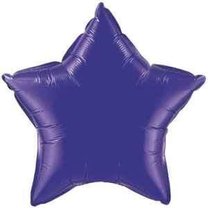 Qualatex Balloons 23cm Star  Quartz Purple pack of 10 Pack(10)