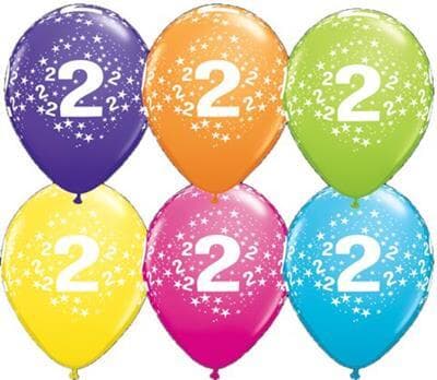 Q15110.jpg Qualatex Balloons 2 Around Tropical Assorted 28cm Bag(25)