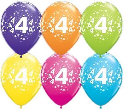 Qualatex Balloons 4 Around Tropical Assorted 28cm Bag(25)