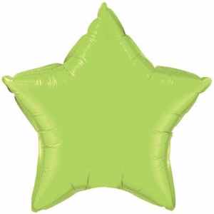 Star Foil Lime Green 36in Unpackaged Each