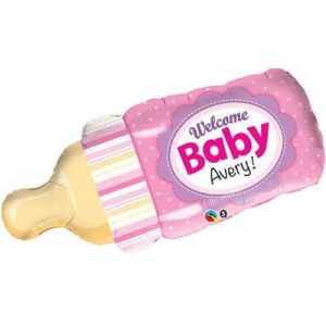 Welcome Baby Bottle Pink 99cm Each