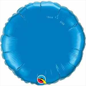 Circle Foil Saphire Blue 45cm # Unpackaged EA