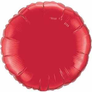 Circle Foil Ruby Red 45cm # Unpackaged EA