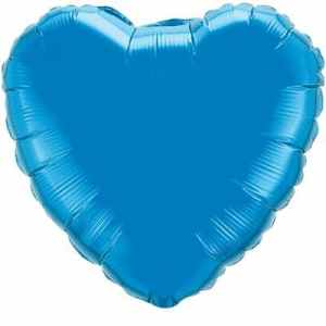 Qualatex Balloons 10cm Heart Sapphire Blue pack of 10 Pack(10)