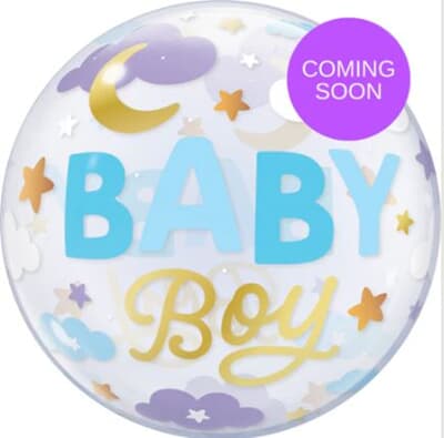 Baby Boy Sweet Dreams Bubble 55cm Each