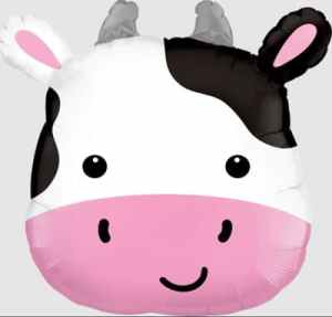 Cute Holstein Cow Mini Shape 14in Each
