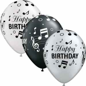 Qualatex Balloons Birthday Musical 28cm Bag(50)